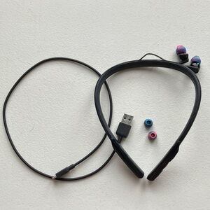 Skullcandy Black and Pink Earbud Headphones